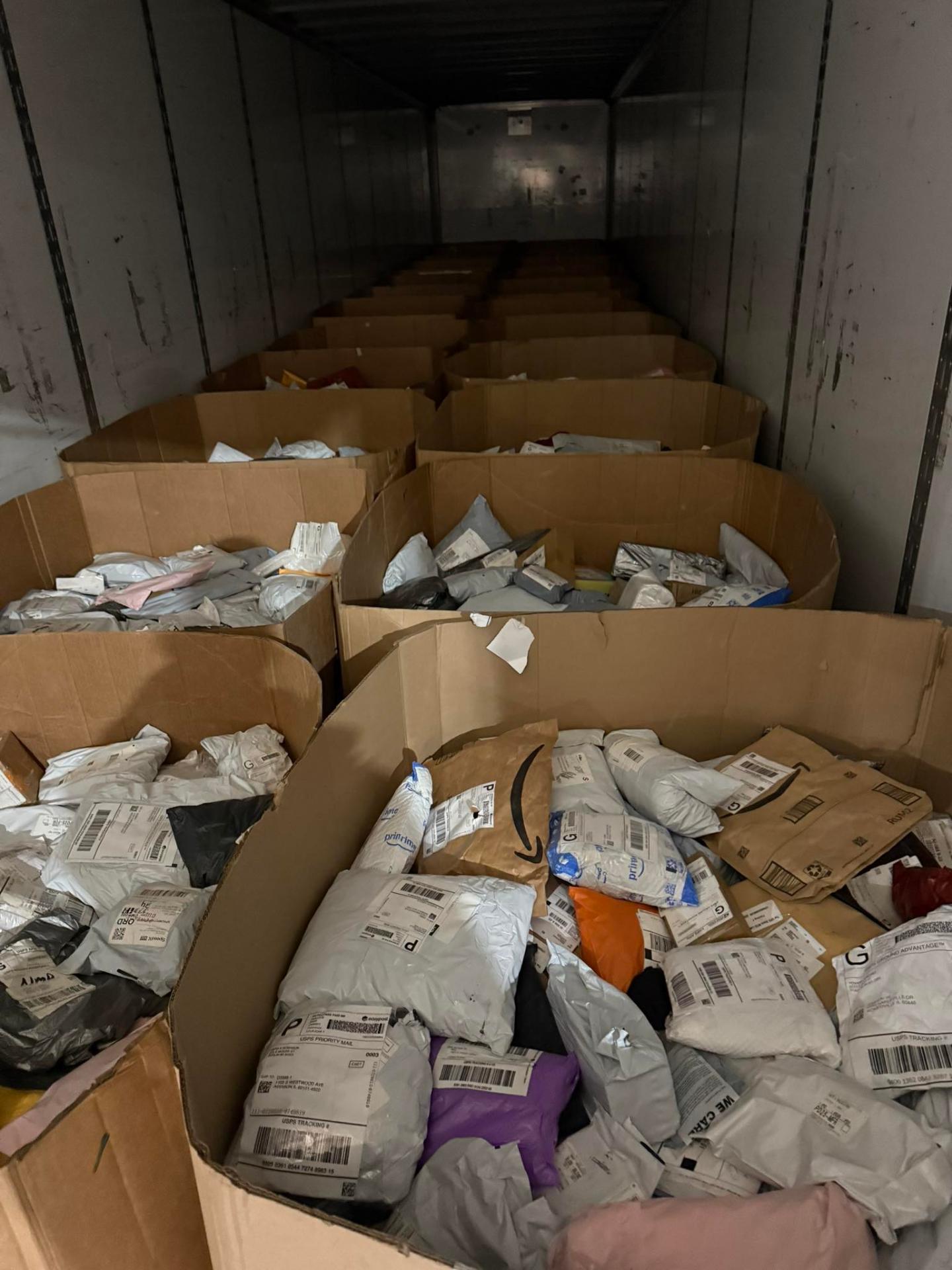 Unclaimed Mail liquidation truckload